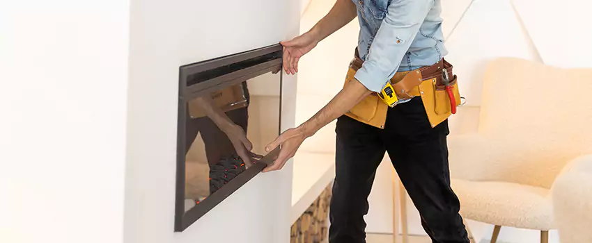 Metal Fireplace Installation in Haines City, Florida