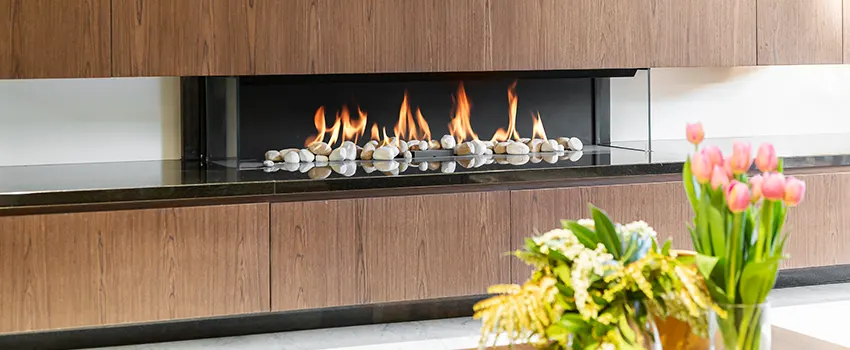 Double-height Fireplace Design Refurbishment in Haines City, Florida