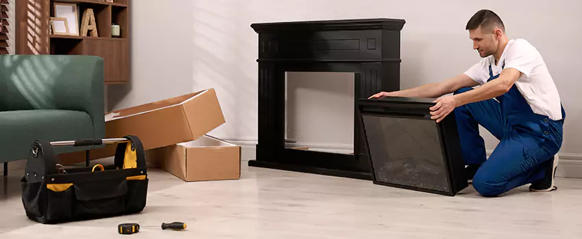 Old Rusted Metal Fireplace Repair And Replacement in Haines City, FL
