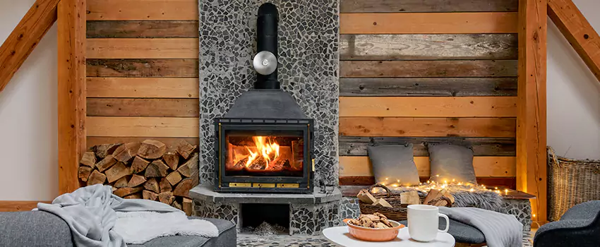 Thelin Hearth Products Direct Vent Gas Stove Fireplace Inspection in Haines City, Florida